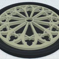 Gothic Rose Window Coaster 12 - Thumbnail 1