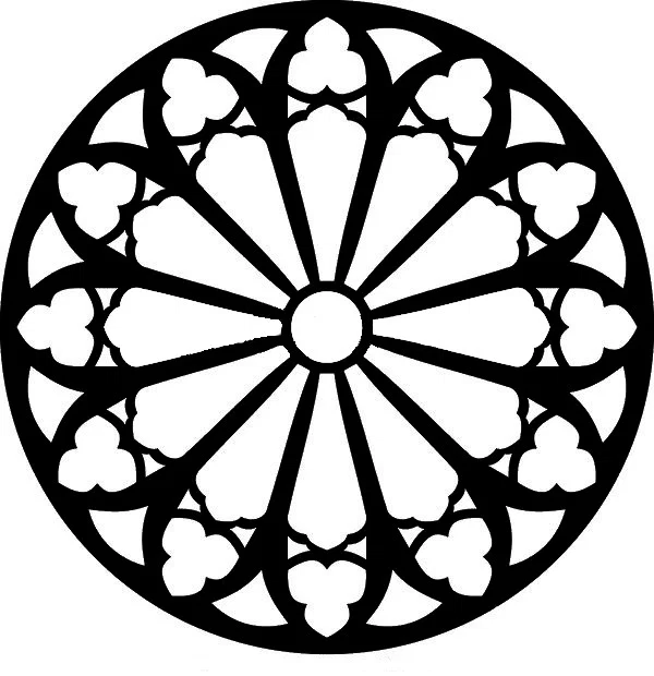 Gothic Rose Window Coaster 12 - Image 2