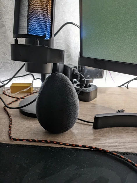 Mô hình quả trứng (EGG) trang trí bàn làm việc cực chất - Image 2