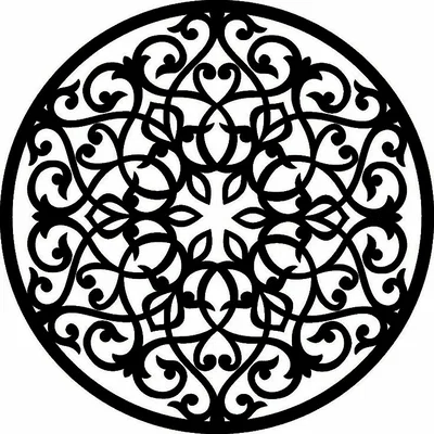 Gothic Rose Window Coaster 18 – Đế lót ly cửa sổ hoa hồng Gothic