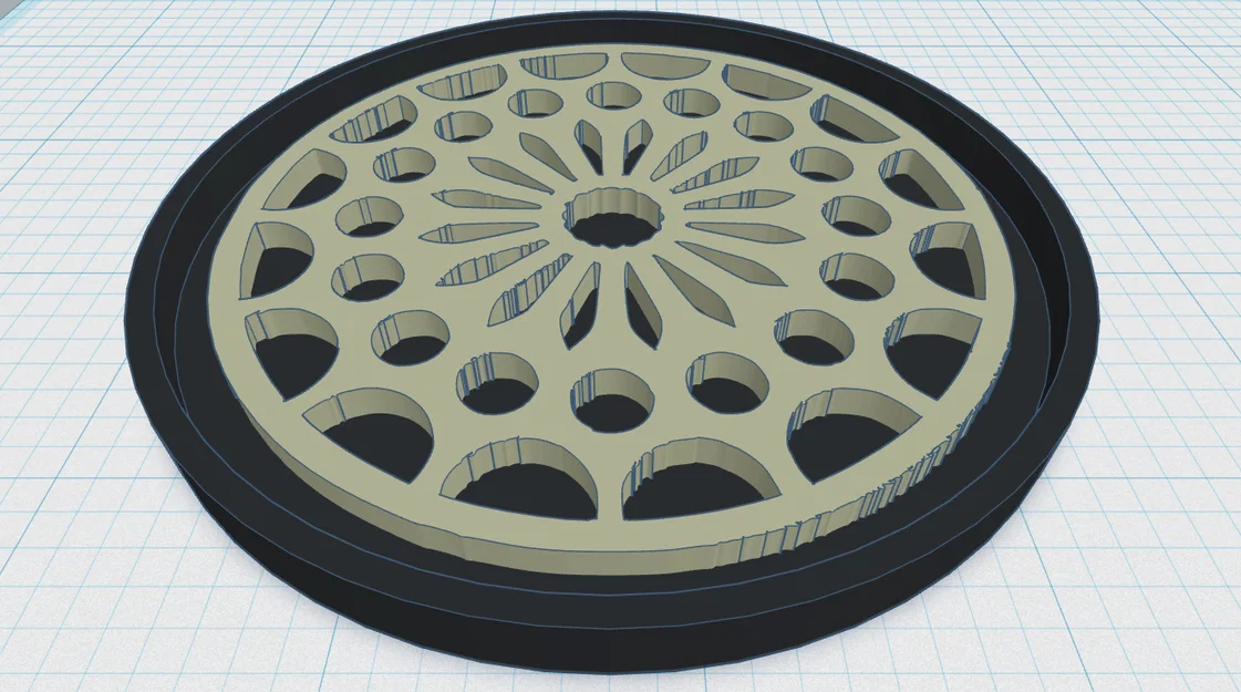 Gothic Rose Window Coaster 19 - Image 1