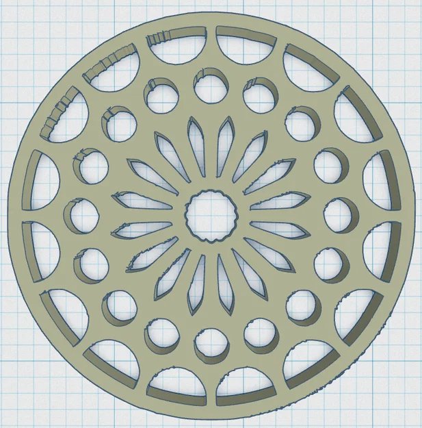 Gothic Rose Window Coaster 19 - Image 3