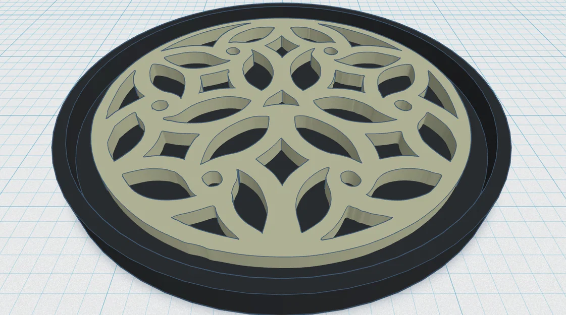 Gothic Rose Window Coaster 25 - Image 1