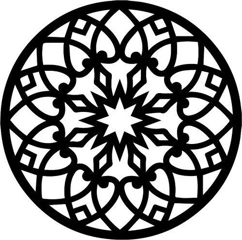 Gothic Rose Window Coaster 27 (Lót Ly Cửa Sổ Hoa Hồng Gothic) - Image 2