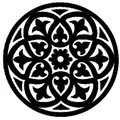 Đế lót ly Cửa Sổ Hoa Hồng Gothic 28 - Thumbnail 2