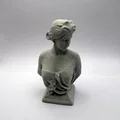 Tượng bán thân phụ nữ cổ điển trang trí decor 3D - Thumbnail 1
