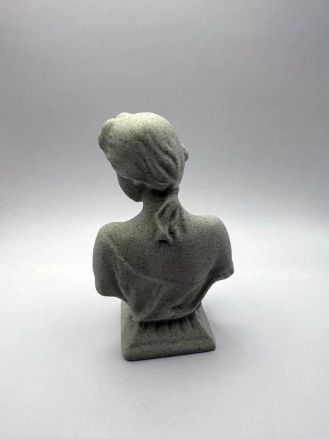 Tượng bán thân phụ nữ cổ điển trang trí decor 3D - Image 2