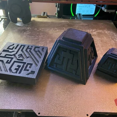 Mô hình trang trí cột trụ Precursor Subnautica 3D Printing