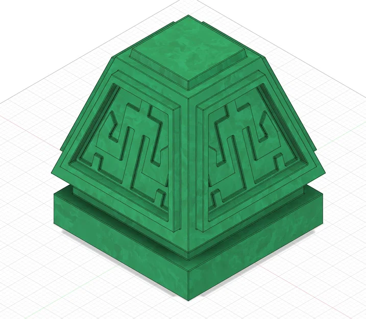 Mô hình trang trí cột trụ Precursor Subnautica 3D Printing - Image 3