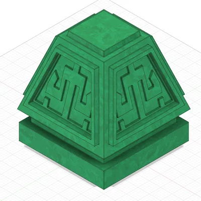 Mô hình trang trí cột trụ Precursor Subnautica 3D Printing