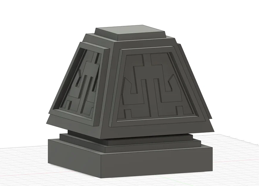 Mô hình trang trí cột trụ Precursor Subnautica 3D Printing - Image 5