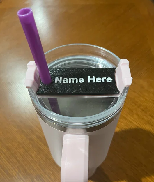 Stanley Lid Topper - Nắp topper gắn tên - Image 1