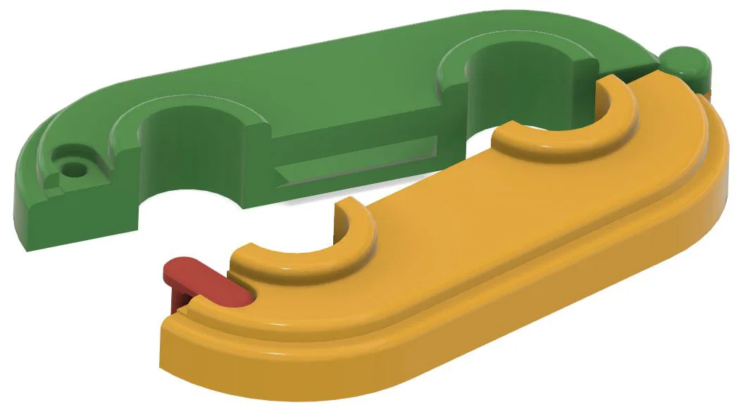 Ốp che ống sưởi đôi cho radiator (Version 2) - Heizkörper Doppelrosette - Image 3