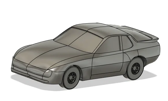 Mô hình xe Porsche 944 tỷ lệ 1/24 in 3D cực chất cho người sưu tầm - Image 1