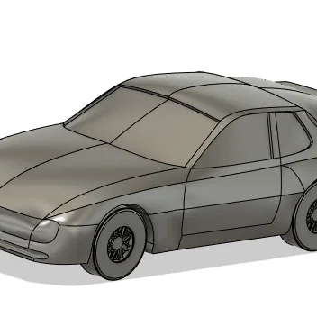 Mô hình xe Porsche 944 tỷ lệ 1/24 in 3D cực chất cho người sưu tầm