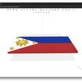 Mô hình 3D lá cờ Philippines sắc nét và dễ in - Thumbnail 2