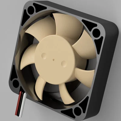 Mô hình 3D quạt Orion Fan OD4010-24HB01A chính xác cho máy in 3D