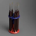 Giá đỡ cọ vẽ đa năng cho họa sĩ (Brush stand) - In 3D dễ dàng - Thumbnail 1