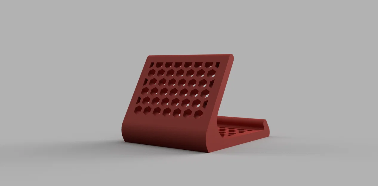 Giá đỡ điện thoại để bàn thiết kế tổ ong 3D hiện đại - Image 2