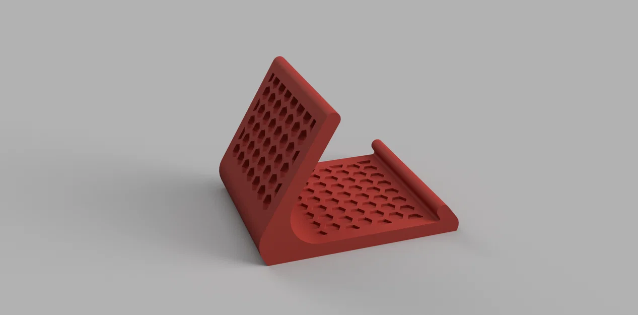 Giá đỡ điện thoại để bàn thiết kế tổ ong 3D hiện đại - Image 3