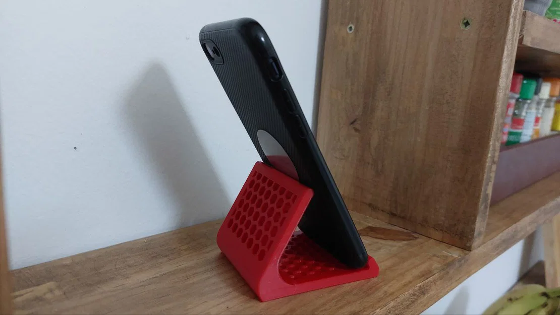 Giá đỡ điện thoại để bàn thiết kế tổ ong 3D hiện đại - Image 5