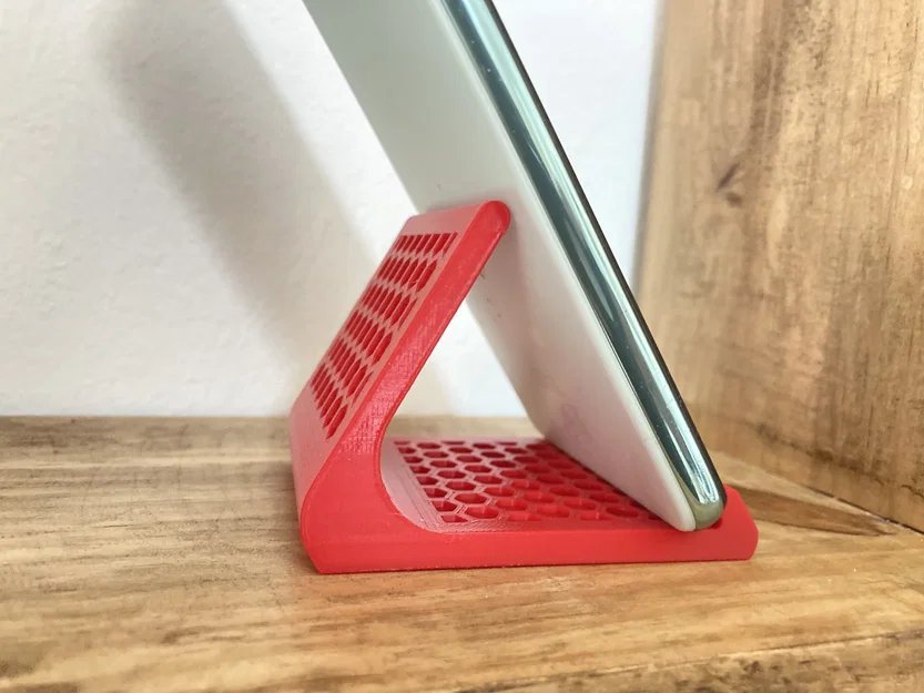 Giá đỡ điện thoại để bàn thiết kế tổ ong 3D hiện đại - Image 6