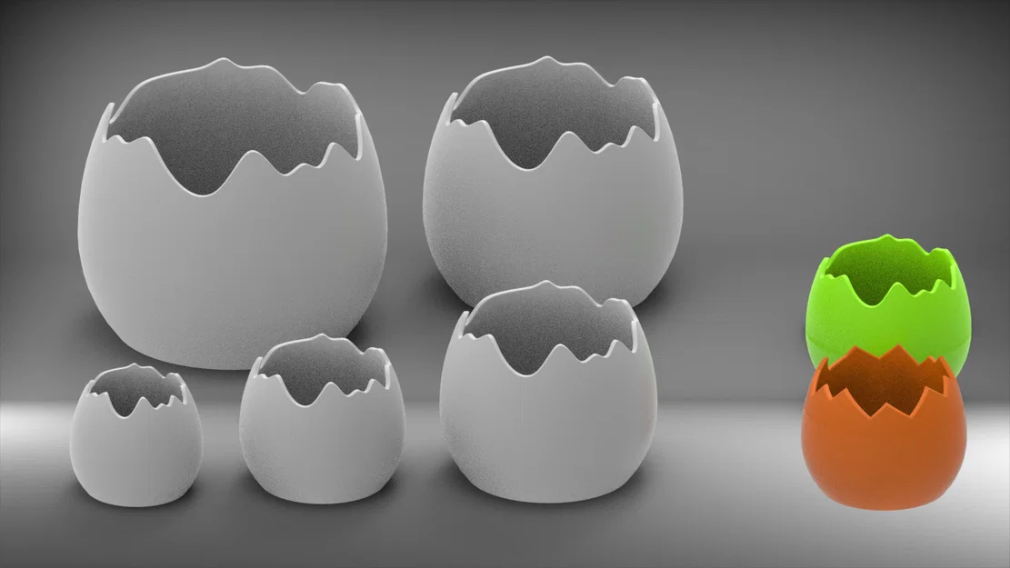 Chậu vỏ trứng (Eggshell pot) - Image 2