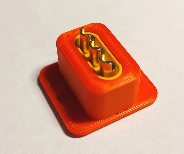 Đế giữ giắc cắm Amass MR 60 3-pin (Thiết kế cho DIY/Drone) - Image 3