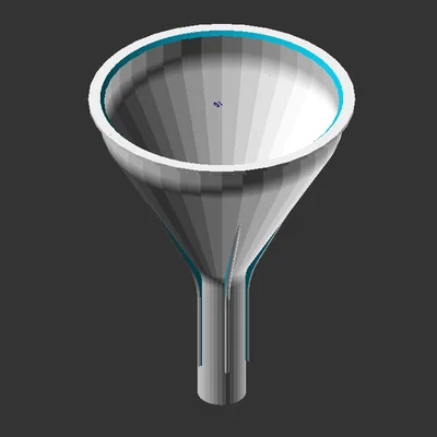Mẫu phễu nhựa (Funnel) in 3D tiện dụng cho gia đình