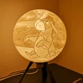 Đèn ngủ 3D Eeyore Lithophane độc đáo - Trang trí phòng tuyệt đẹp - Thumbnail 1