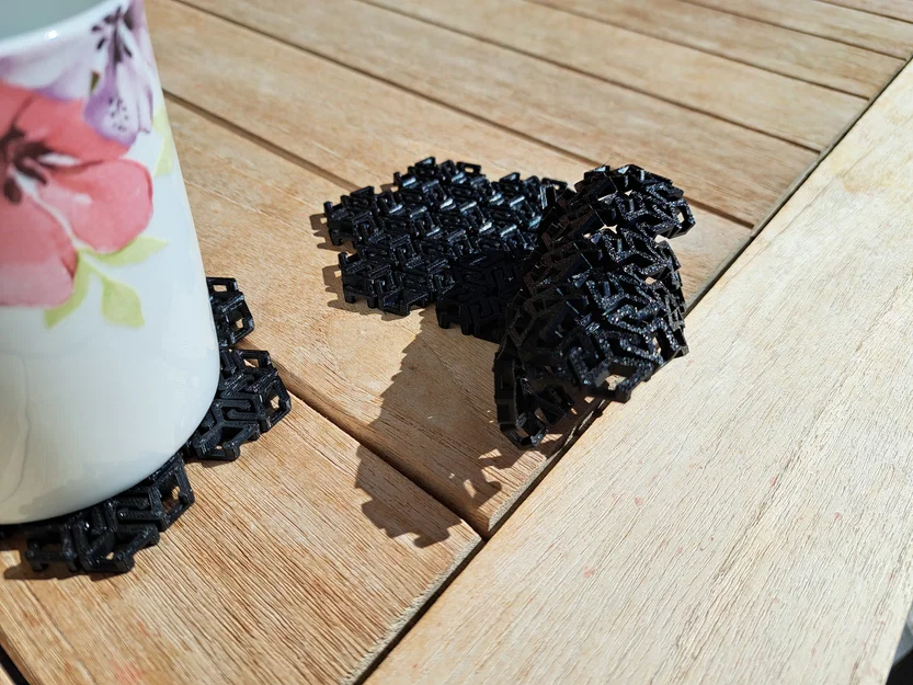 Lót Ly Chainmail (Chainmail Coaster) - Image 3