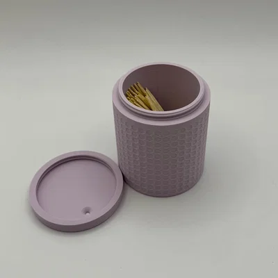 Hộp đựng tăm in 3D thiết kế tổ ong hiện đại, tiện dụng
