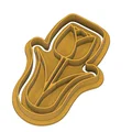 Khuôn cắt bánh quy hình hoa Tulip độc đáo cho tín đồ làm bánh - Thumbnail 2