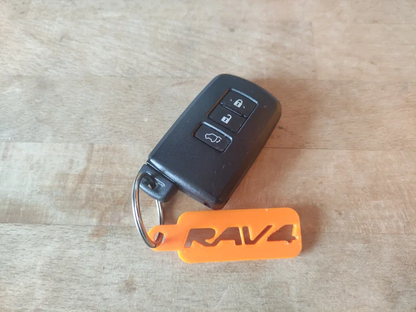 Móc khóa Toyota RAV4 in 3D - Phụ kiện độc đáo cho chủ xe - Image 1