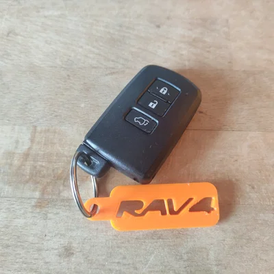 Móc khóa Toyota RAV4 in 3D - Phụ kiện độc đáo cho chủ xe