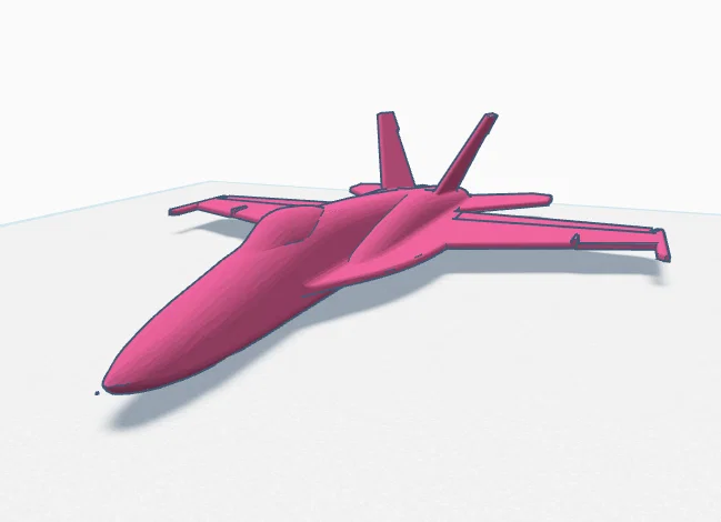 Mô hình máy bay chiến đấu F-18 Hornet in 3D cực chi tiết - Image 1