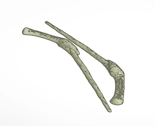 Mô hình 3D đũa phép Bellatrix Lestrange Harry Potter tinh xảo - Image 1