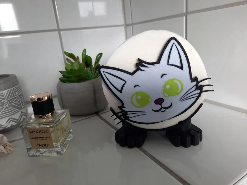 Kệ Treo Giấy Vệ Sinh Mèo PUSSY (Toilettenpapierhalter) - Image 1