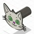 Kệ Treo Giấy Vệ Sinh Mèo PUSSY (Toilettenpapierhalter) - Thumbnail 2