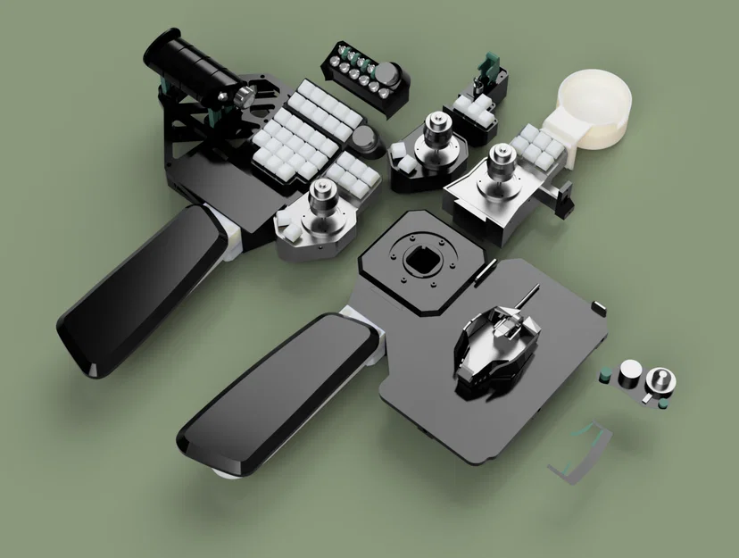 CtrlAltG13 modular – bộ HOTAS lấy cảm hứng từ Logitech G13 - Image 1