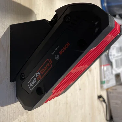 Giá Treo Tường Cho Pin Bosch 18V Chuyên Dụng - Gọn Gàng Tiện Lợi