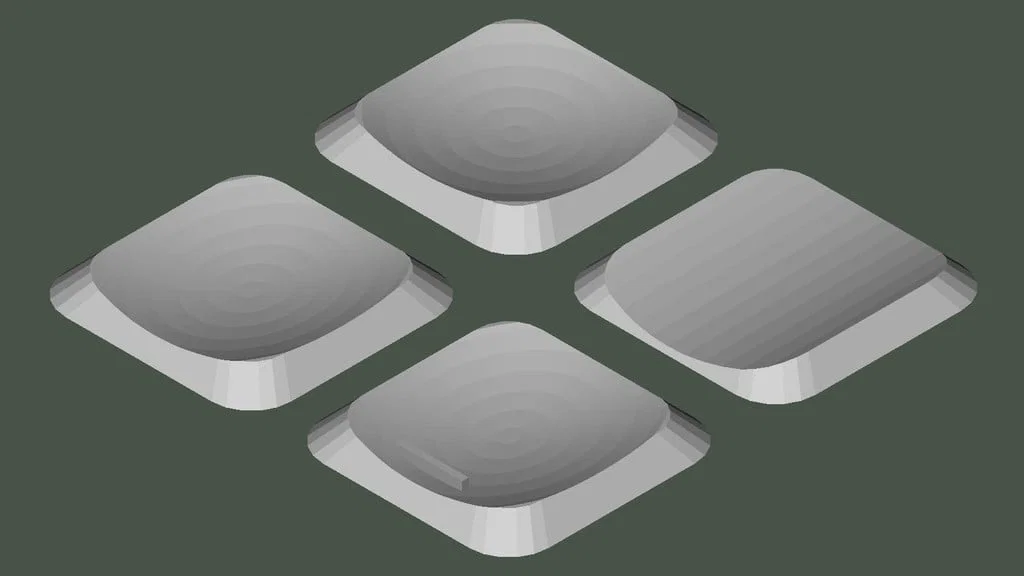 Miếng dán keycap tham số cho bàn phím laptop phẳng (Parametric Keycap Veneers) - Image 1