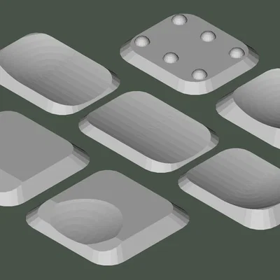 Miếng dán keycap tham số cho bàn phím laptop phẳng (Parametric Keycap Veneers)