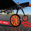 Bánh xe & lốp nan hoa 91mm cho máy bay RC – kèm video thiết kế - Thumbnail 1