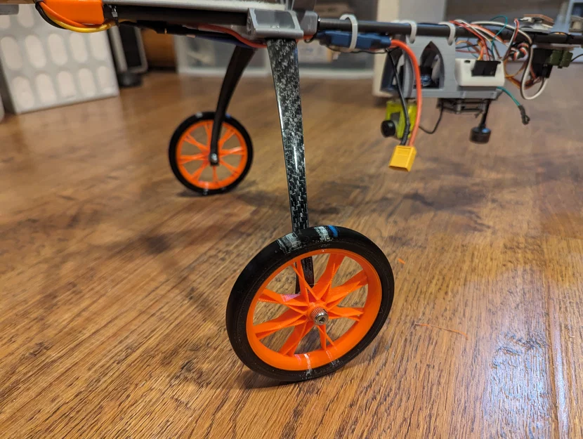 Bánh xe & lốp nan hoa 91mm cho máy bay RC – kèm video thiết kế - Image 4