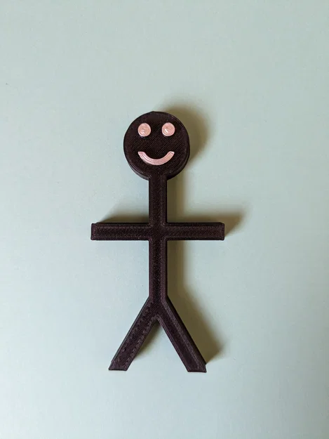 Mô hình người que Stick Man in 3D dễ thương bằng TPU - Image 1