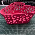 Giỏ đựng đồ hình trái tim phong cách Voronoi in 3D cực đẹp - Thumbnail 3