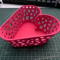 Giỏ đựng đồ hình trái tim phong cách Voronoi in 3D cực đẹp - Thumbnail 4