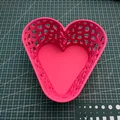 Giỏ đựng đồ hình trái tim phong cách Voronoi in 3D cực đẹp - Thumbnail 5