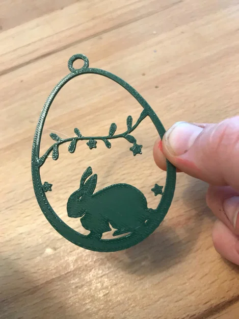 Mô hình chú thỏ trong trứng (Easter bunny) - Trang trí 3D dễ thương - Image 2